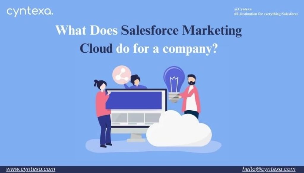 What Does Salesforce Marketing Cloud do for a company?