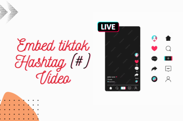 Embed Tiktok hashtag Video